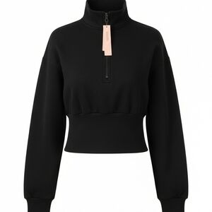 New Victoria Secret Black High-Neck Women's Top